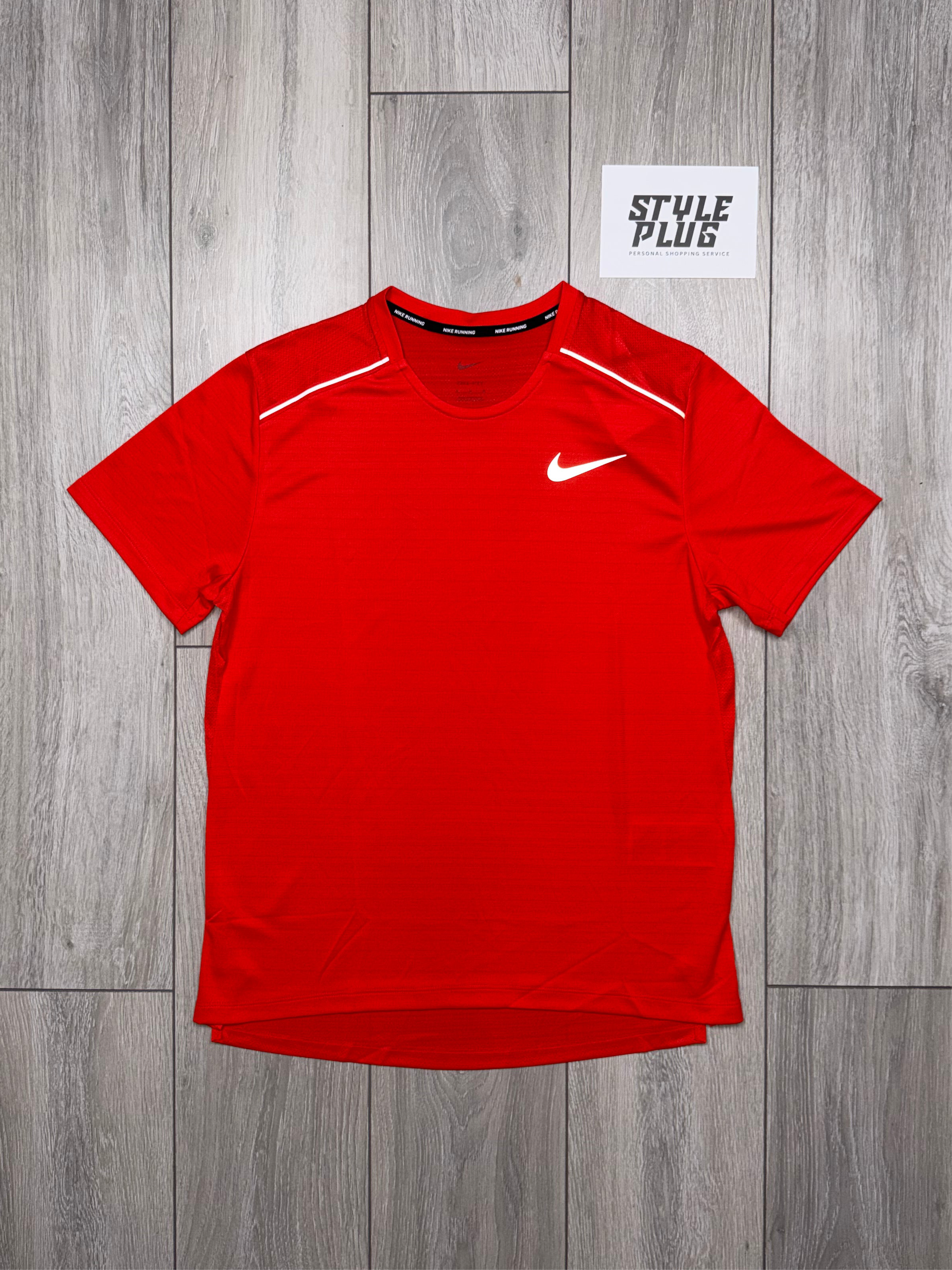NIKE MILER OG CRIMSON RED TEE