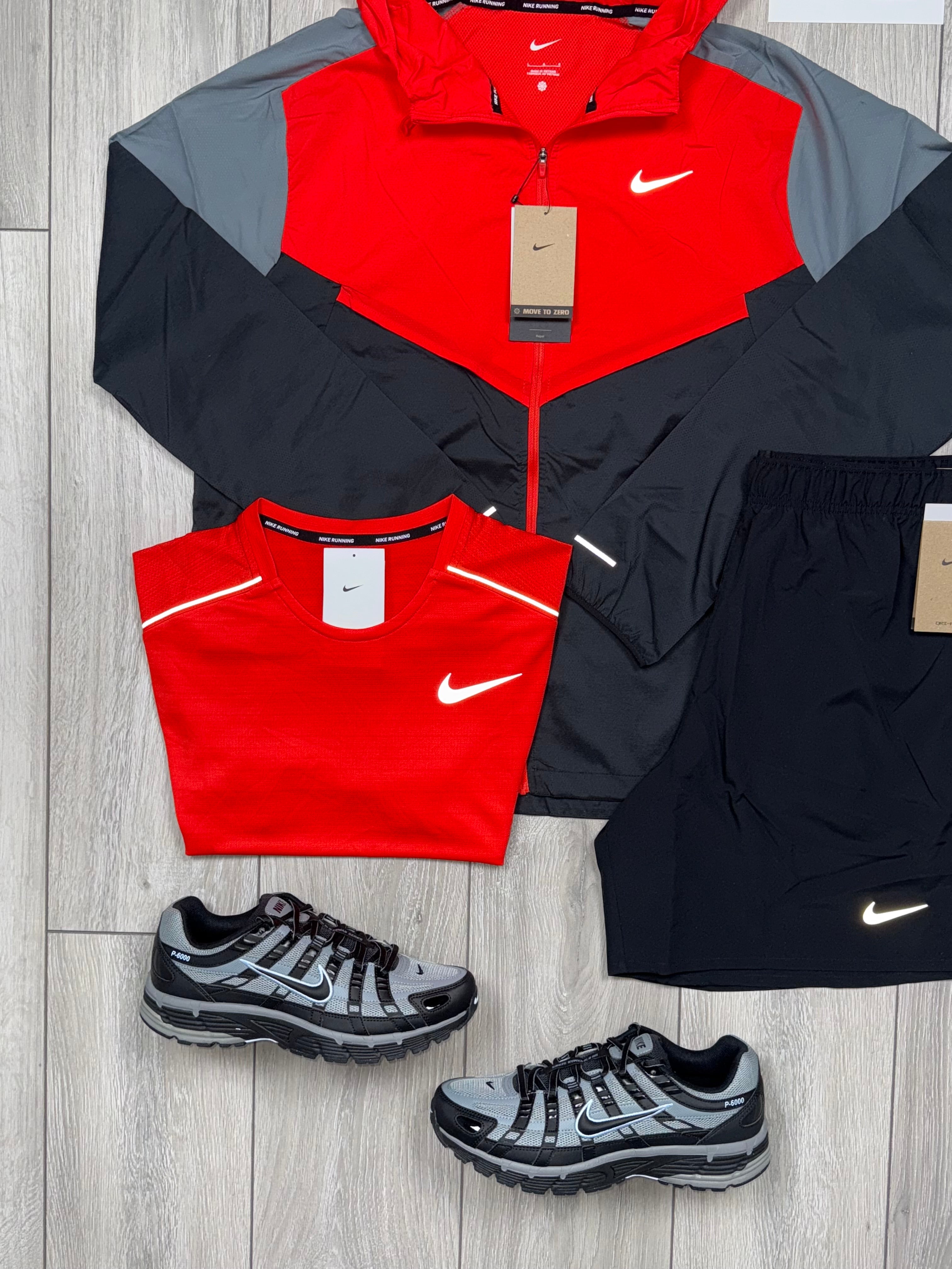 NIKE 3 PIECE REBEL WINDRUNNER LIGHT CRIMSON RED SET